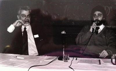 Dr. Jean Godin et Dr. Guy Chedeau - Congrès d'hypnose à Paris